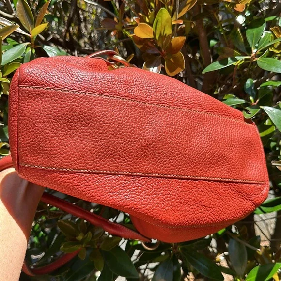Wilson’s leather burnt orange handbag - Picture 8 of 9